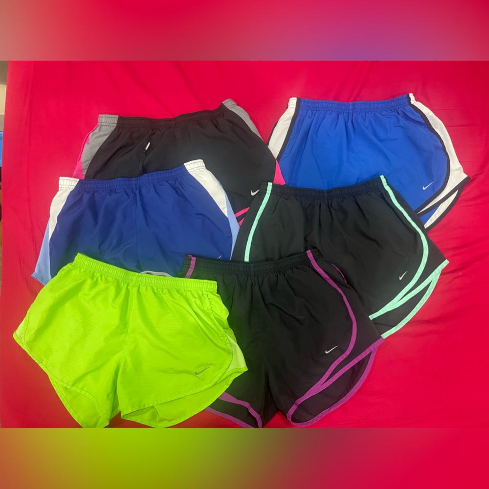 6 Nike running shorts
